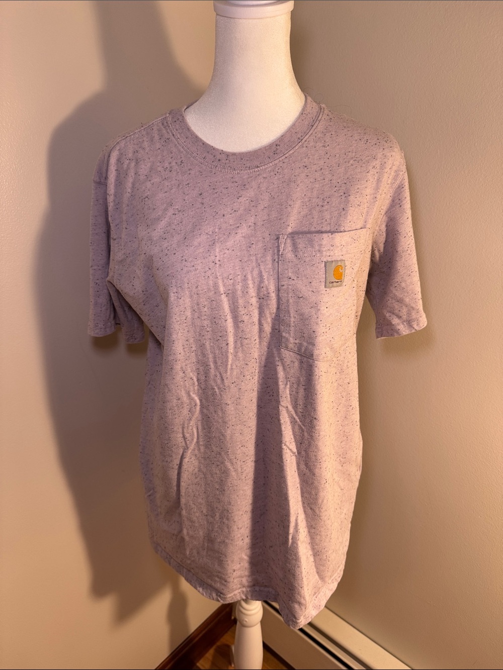 Carhartt Lavender Speckle Pocket Tee - Women's Short Sleeve